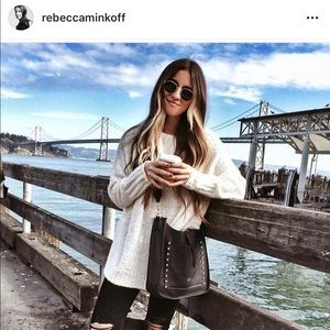 Rebecca Minkoff unlined feed crossbody bag!